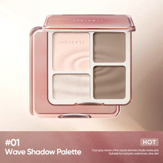 Judydoll 2 IN 1 Highlighter Contour Palette