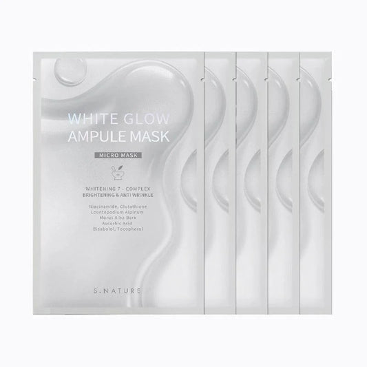 S.NATURE White Glow Ampoule Mask