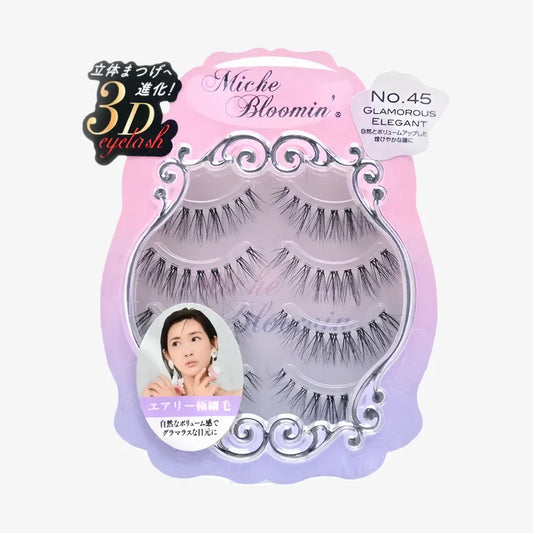Miche Bloomin' False Eyelashes 45 Glamorous Elegant (3D Renewal)