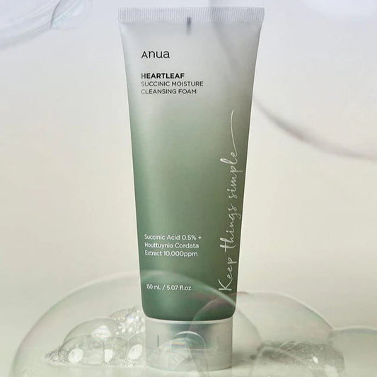Anua Heartleaf Succinic Moisture Cleansing Foam 150ml
