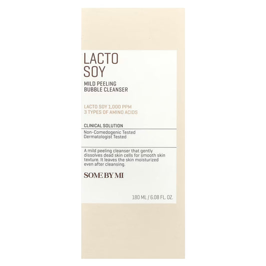 SOME BY MI Lacto Soy Mild Bubble Peeling Cleanser 180ml