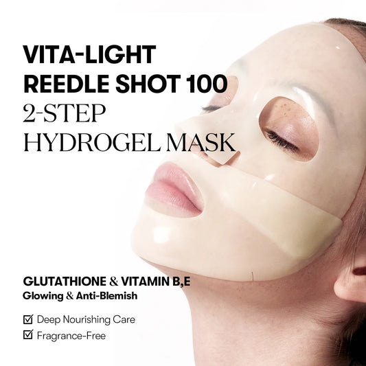 VT Cosmetics VT Vita-Light Reedle Shot 100 2 Step Hydrogel Mask (10 EA)
