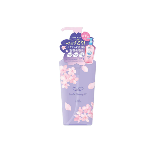 Kose Softymo Speedy Cleansing Oil Night Sakura with Display