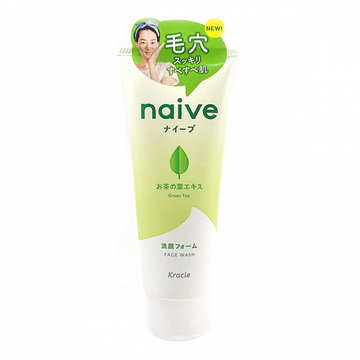 Kracie Naive Facial Cleansing Foam Greentea