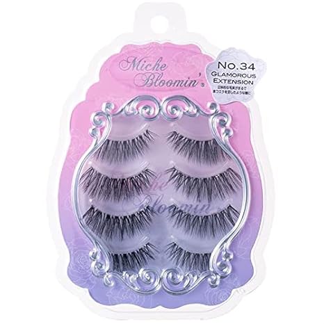 Miche Bloomin' False Eyelashes 34 Glamorous Extention (3D Renewal)