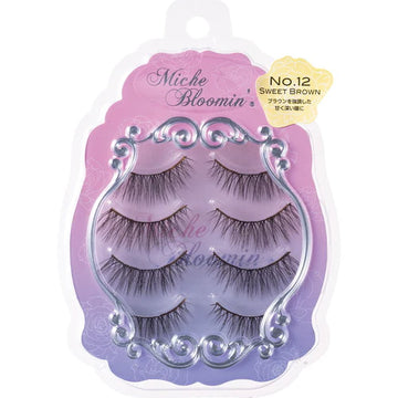 Miche Bloomin' False Eyelashes 12 Sweet Brown (3D Renewal)