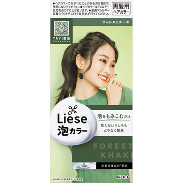 KAO Liese Prettia Bubble Hair Color - Forest Khaki