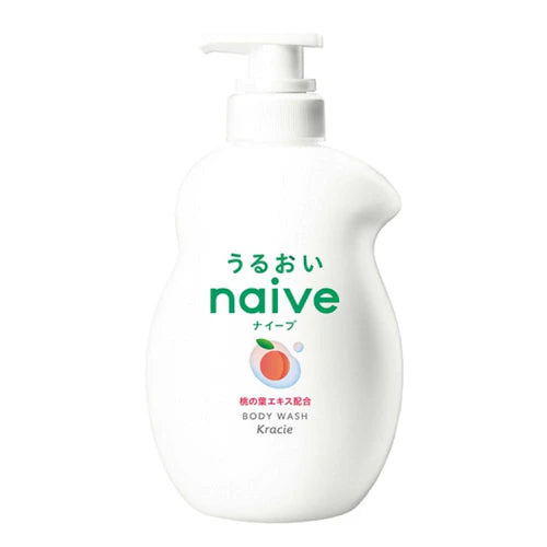 Kracie Naive Body Wash Soap 530ML - Peach Leaf Extract