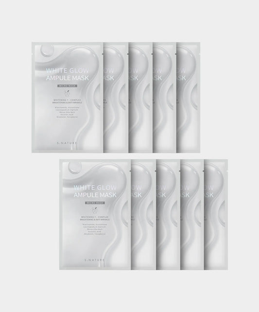 S.NATURE White Glow Ampoule Mask
