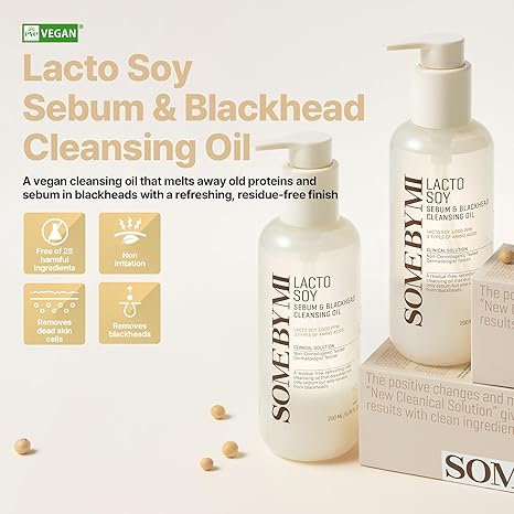 SOME BY MI Lacto Soy Sebum & Blackhead Cleansing Oil 180ml