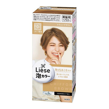 Kao Liese Prettia Bubble Hair Color - Chiffon Brown