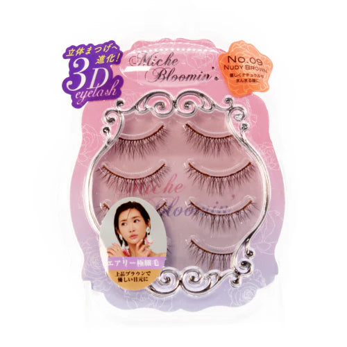 Miche Bloomin' False Eyelashes 09 Nudie Brown (3D Renewal)