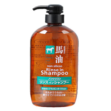 Kumano Kumanoyushi Non Silicon Horse Oil Rinse In Shampoo 600ML