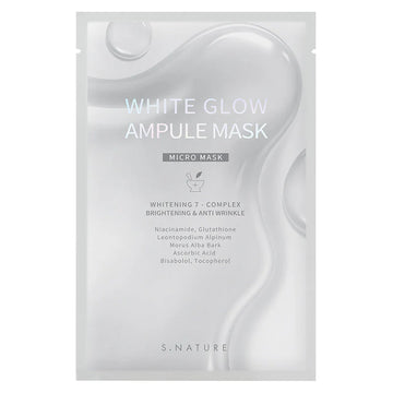 S.NATURE White Glow Ampoule Mask (1pc)