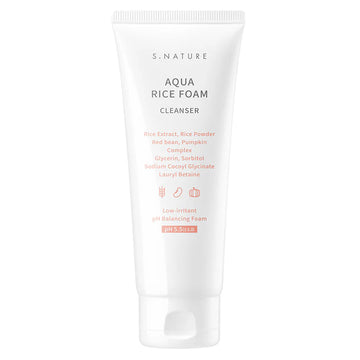 S.NATURE Aqua Rice Foam Cleanser