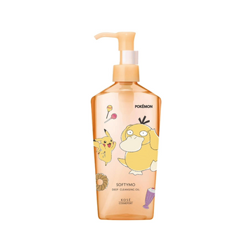 Kose Softymo Deep Cleansing Oil Pikachu and Psyduck With Paper Display
