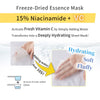 HiCA Freeze-Dried Essence Mask Niacinamide 15 VC 4 Sheets