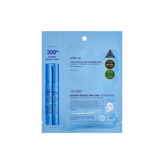 VT Cosmetics VT Hydrop Reedle Shot 300hL 2-Step Mask (1 EA)