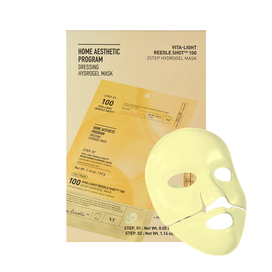 VT Cosmetics VT Vita-Light Reedle Shot 100 2 Step Hydrogel Mask (10 EA)