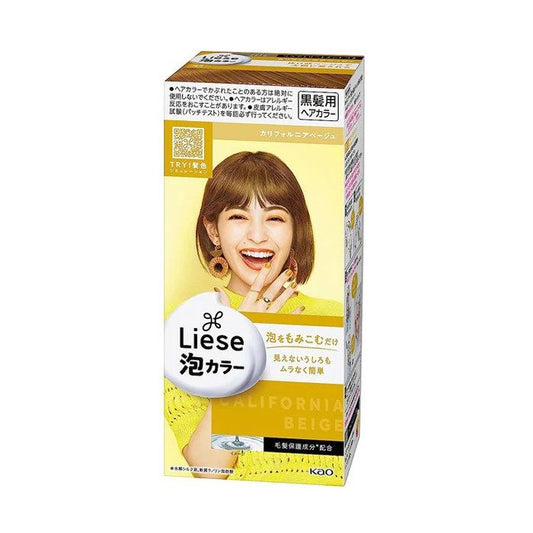 Kao Liese Prettia Bubble Hair Color - California Beige