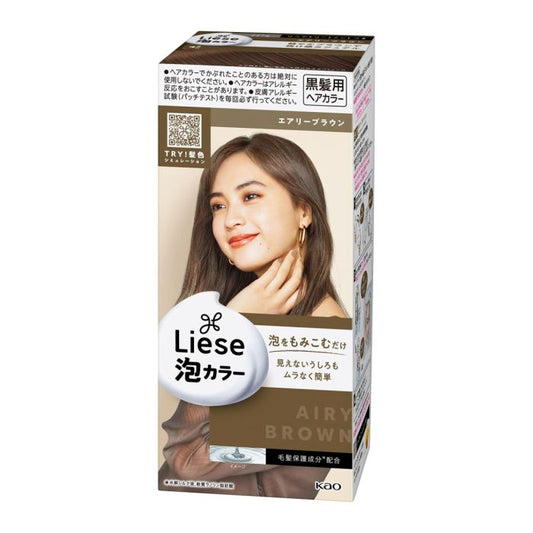 KAO Liese Prettia Bubble Hair Color - Airy Brown