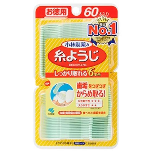 KOBAYASHI Adult Dental Floss Holders (60 Pieces)